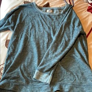 Old Navy long sweatshirt.